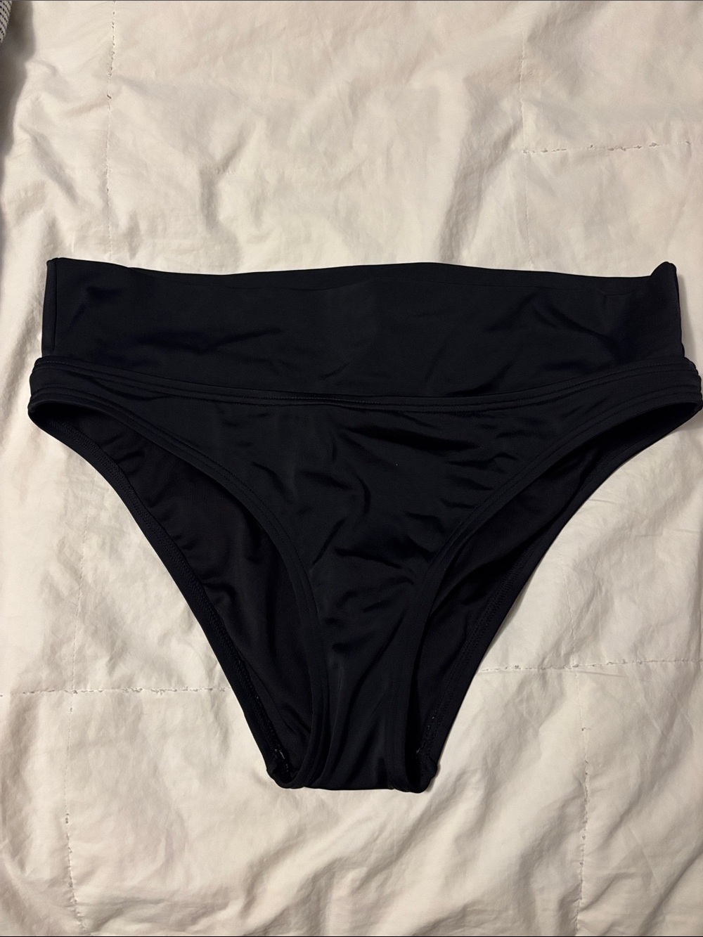 Victoria's Secret Black High-Waist Swim Bottom